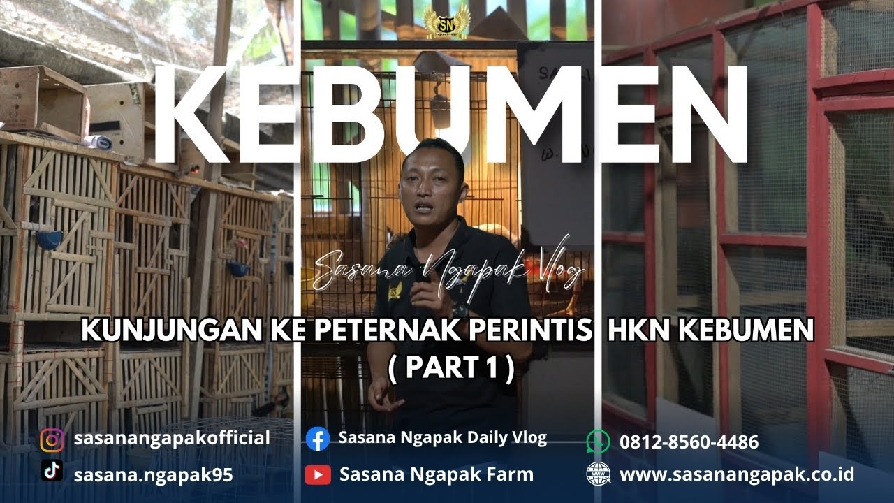 KUNJUNGAN KE PETERNAK PERINTIS  HKN KEBUMEN ( PART 1 )