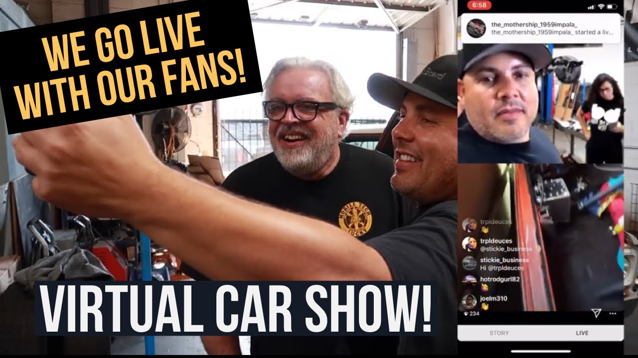 Lucky Costa and Gasratz Customs goes Live with their followers! Virtual Car show!