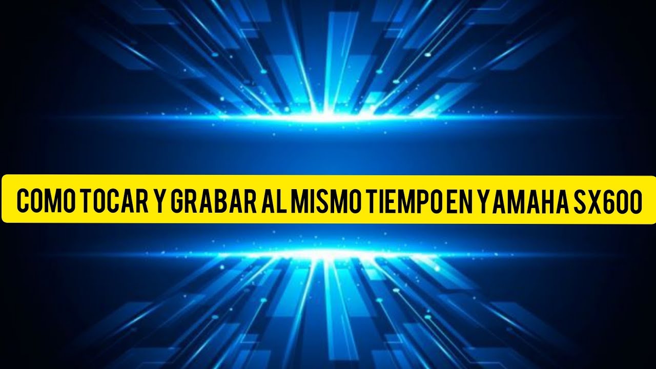 🚨🚨🚨Como tocar y grabar El audio Wav en Yamaha SX 600 😱😱😱