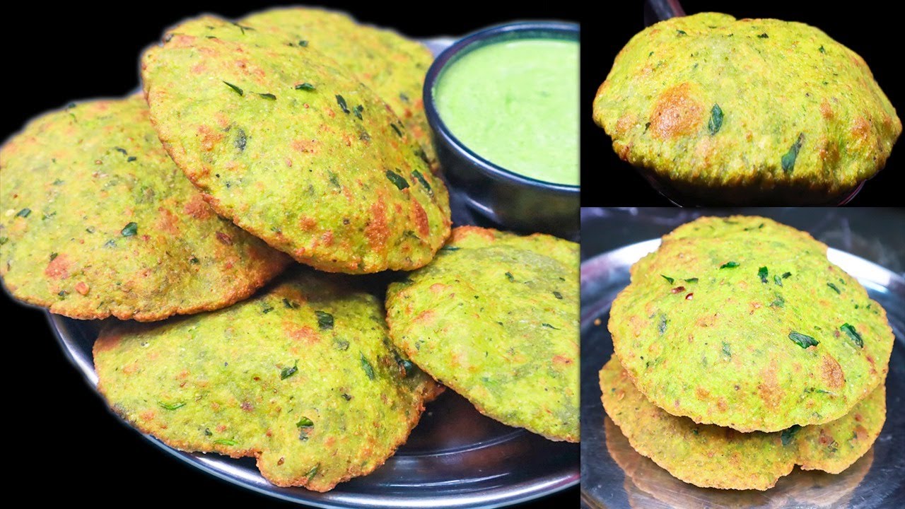 कच्चे हरे मटर से बनाये क्रिस्पी मज़ेदार पूरी जो खाये तारीफ कियेजायें Matar masala Puri/Easy Breakfast