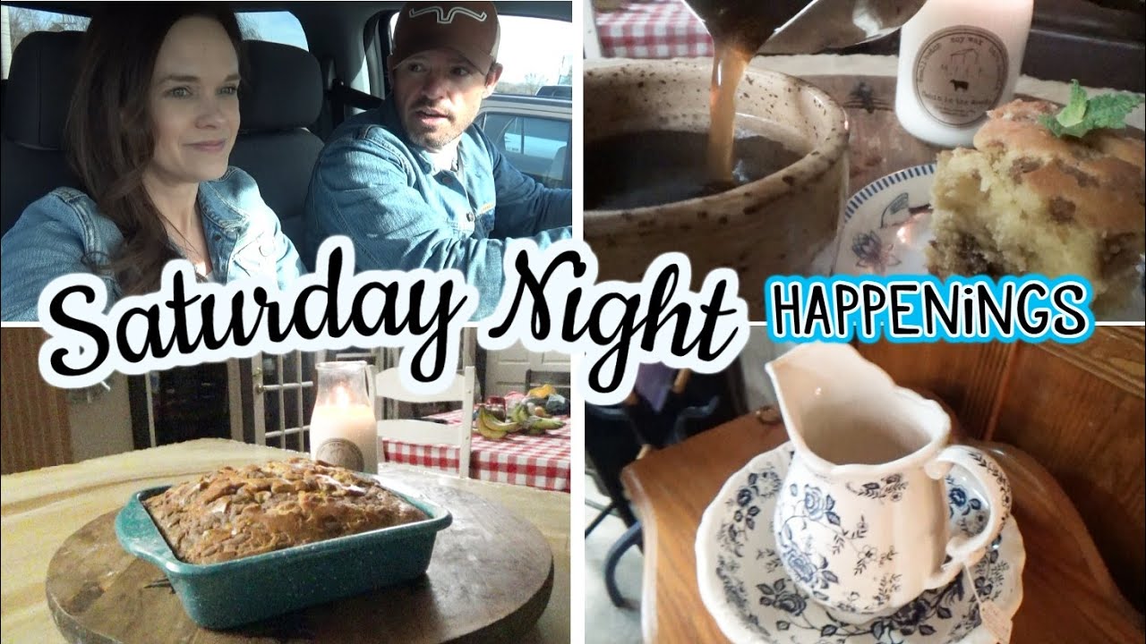 I talked him into it! 😂 Saturday Happenings & Sunday Dessert | Cinnamon Swirl Coffee Cake