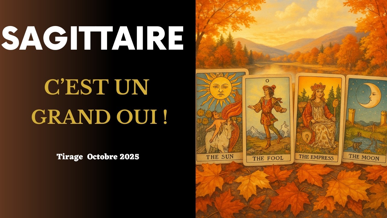 Sagittaire  Tirage Octobre 2025 I Bascule karmique et virage majeur
