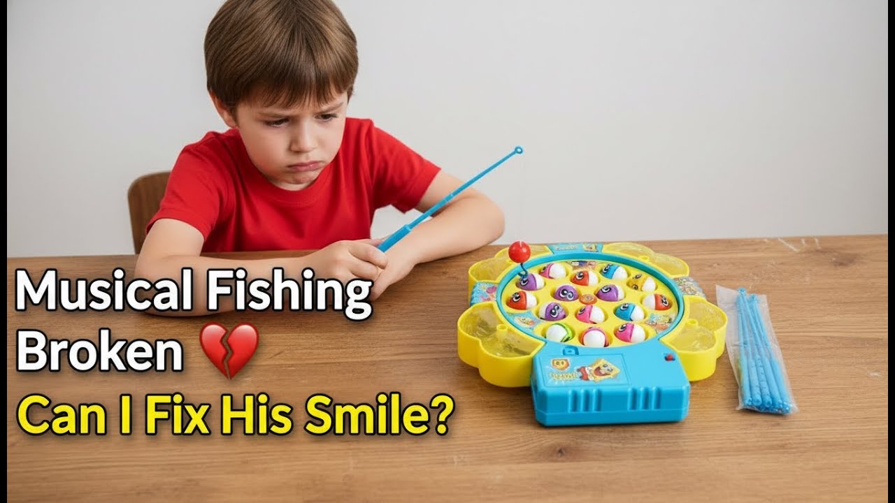 Fixing a Musical Fishing Game Toy That Wouldn’t Turn On 🎣💔 Toy Repair