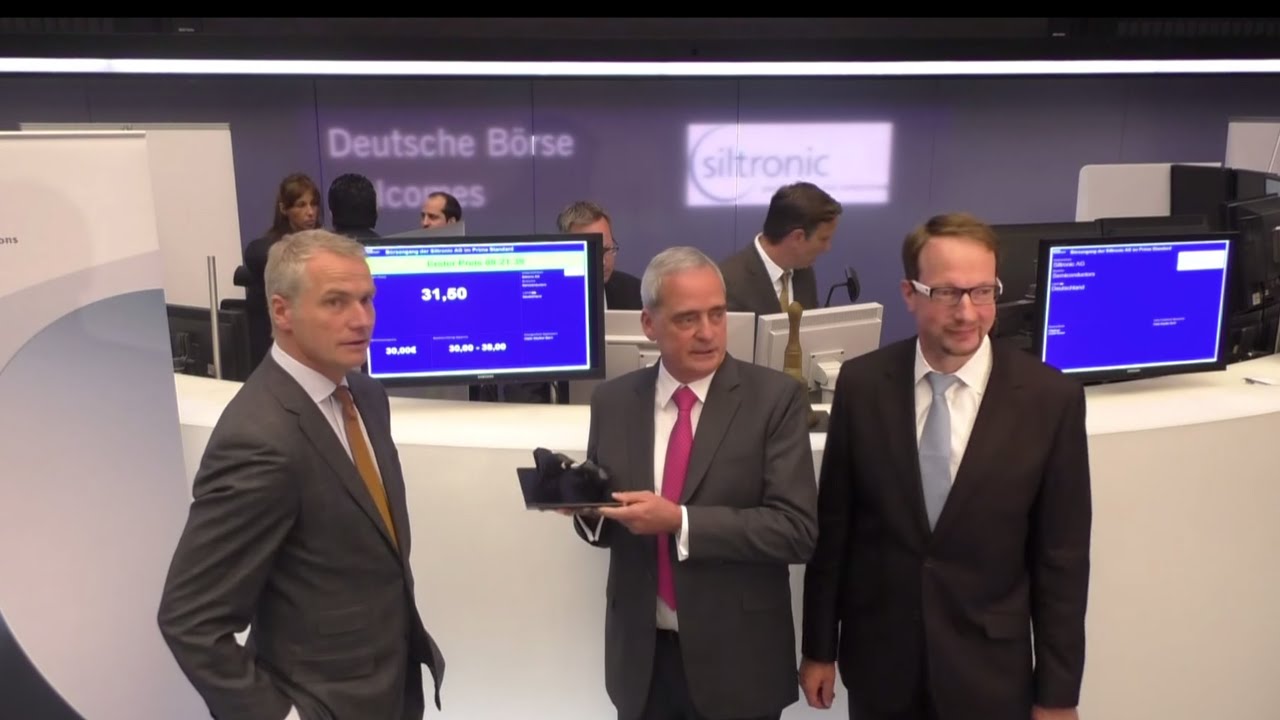 Börsengang (IPO) der Siltronic AG | Börse Frankfurt