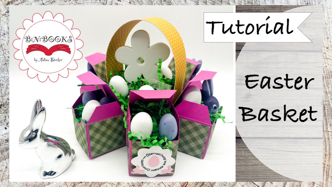 DIY * Osterkörbchen * basteln mit Papier * Ostern * Tutorial