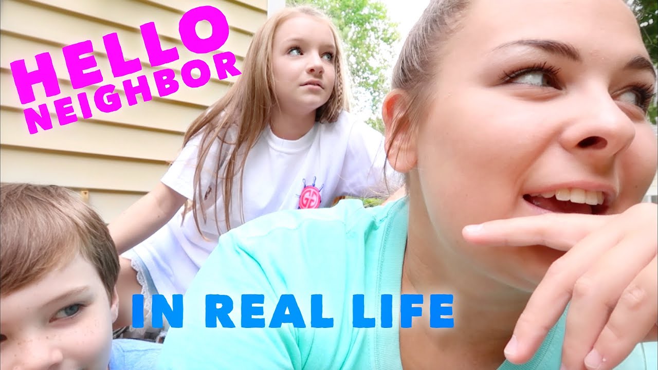 HELLO NEIGHBOR IN REAL LIFE WITH SQUISHIES | Bryleigh Anne