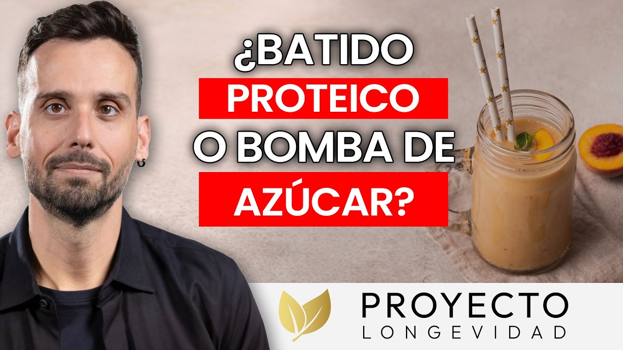 ¿Batido PROTEICO o bomba de AZÚCAR? Lo que de verdad dicen las etiquetas || Proyecto Longevidad
