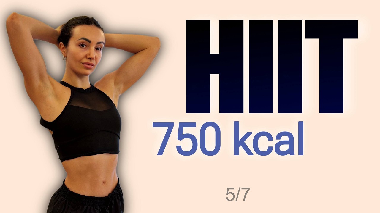50 Min Sweat-Dripping HIIT Full Body | Advanced No Equipment Workout Burn 750 kcal Fat, No Mercy