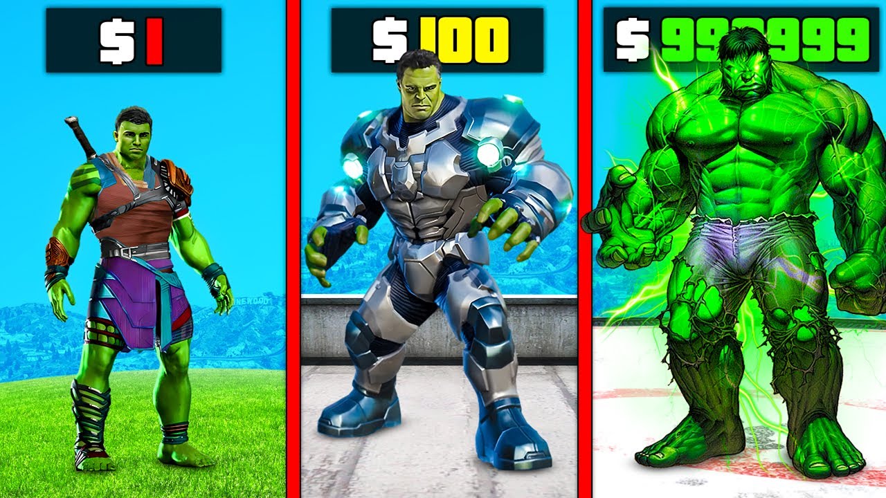 $1 to $1,000,000,000 HULK in GTA 5