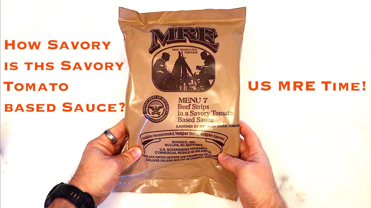 U.S. MRE Review | Menu No. 7 | Beef Strips In A Savory Tomato Based Sauce