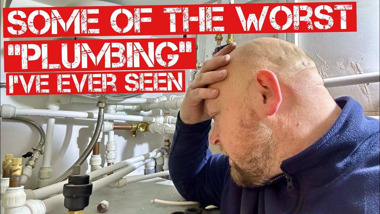 PLUMBING FAIL…. Is this the worst plumbing I’ve ever seen??