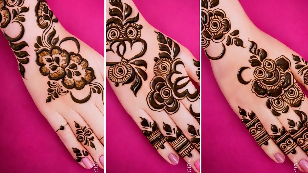 Top 3 Very Beautiful Stylish Back Hand Mehndi Designs | Mehndi Designs Arabic Style 