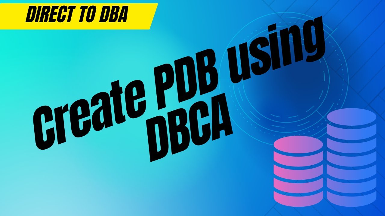05 Create PDB using DBCA 19c