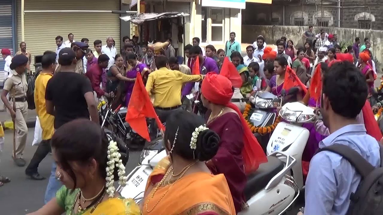 Girgaon Gudi Padwa Womens Bike Rally, Gudi Padwa Shobha Yatra, Style meets Tradition