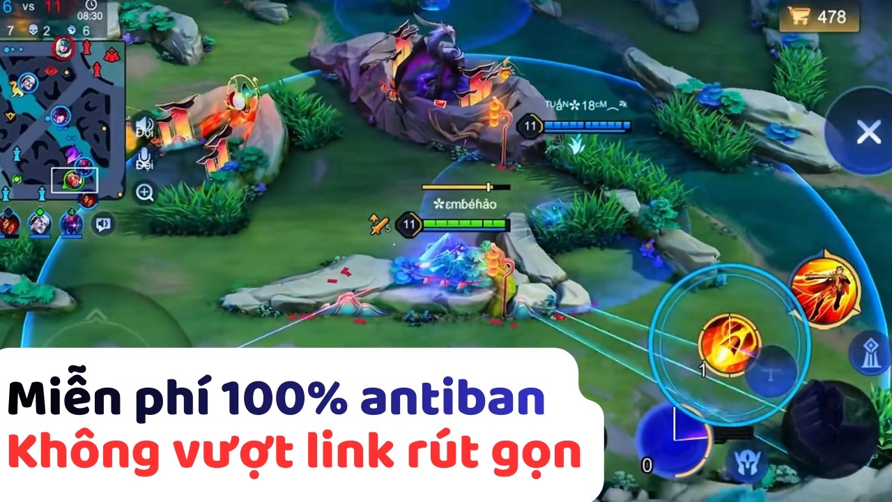 Hack Map Liên Quân Xịn Nhất, Không Cần Vượt Link Miễn Phí