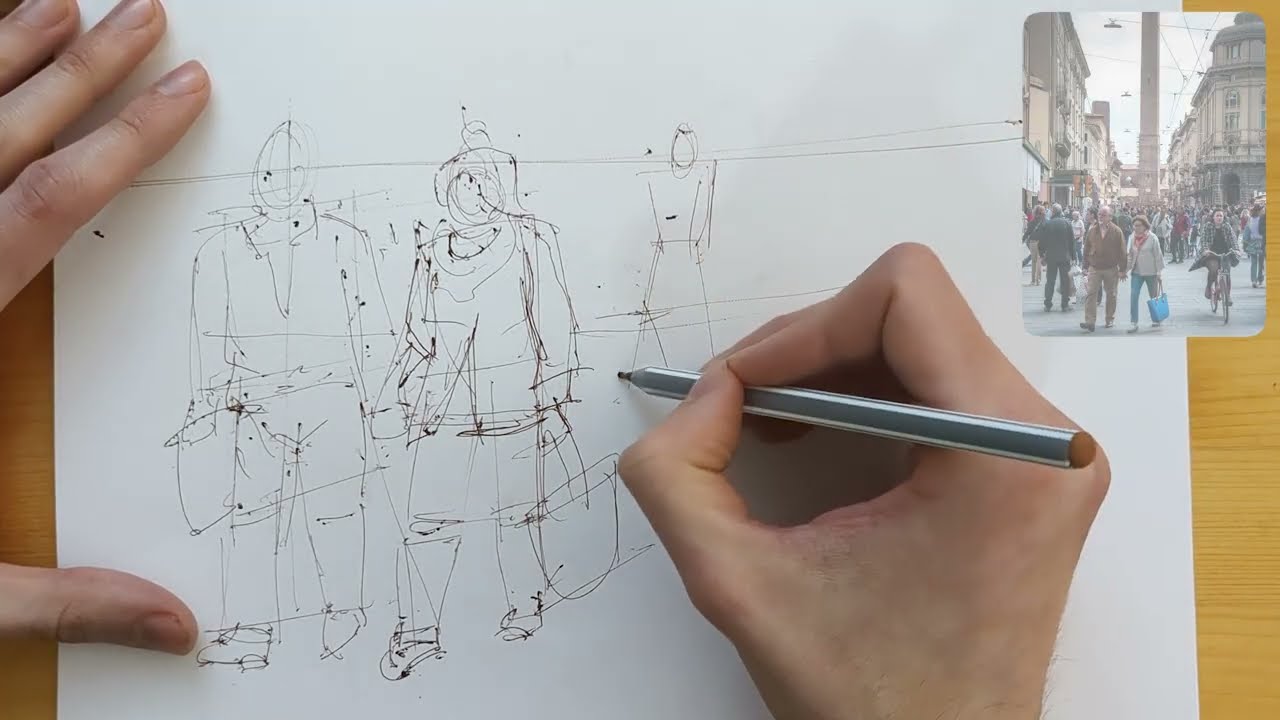 Sketching Real Life | Urban Sketching