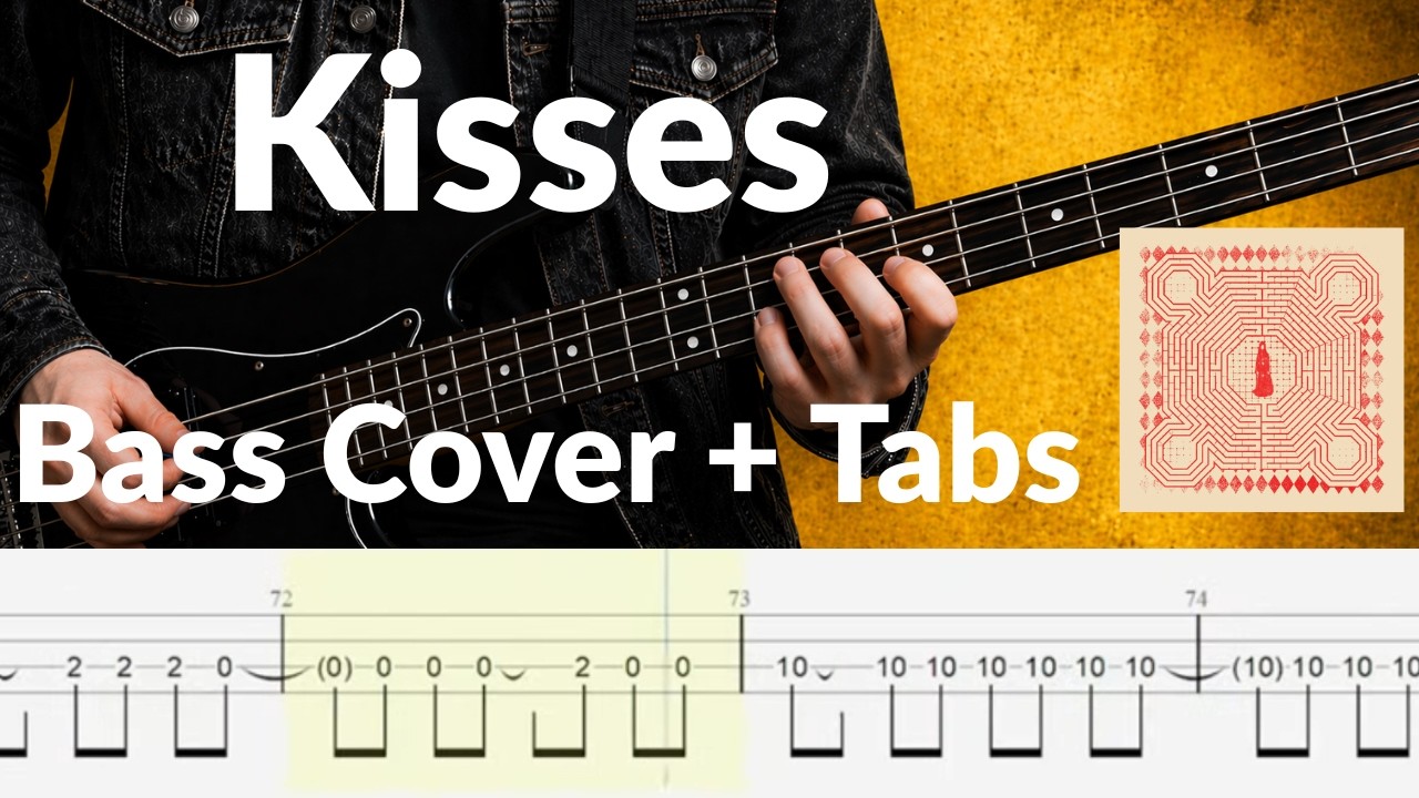 Kisses - Slowdive (Bass Cover With Tabs)
