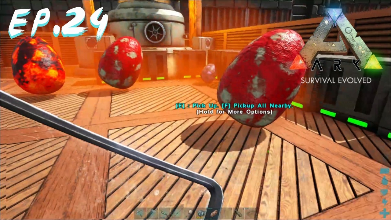 ARK:survival evolved ep.24 ฟักไข่ไดโนเสาร์ต่อ