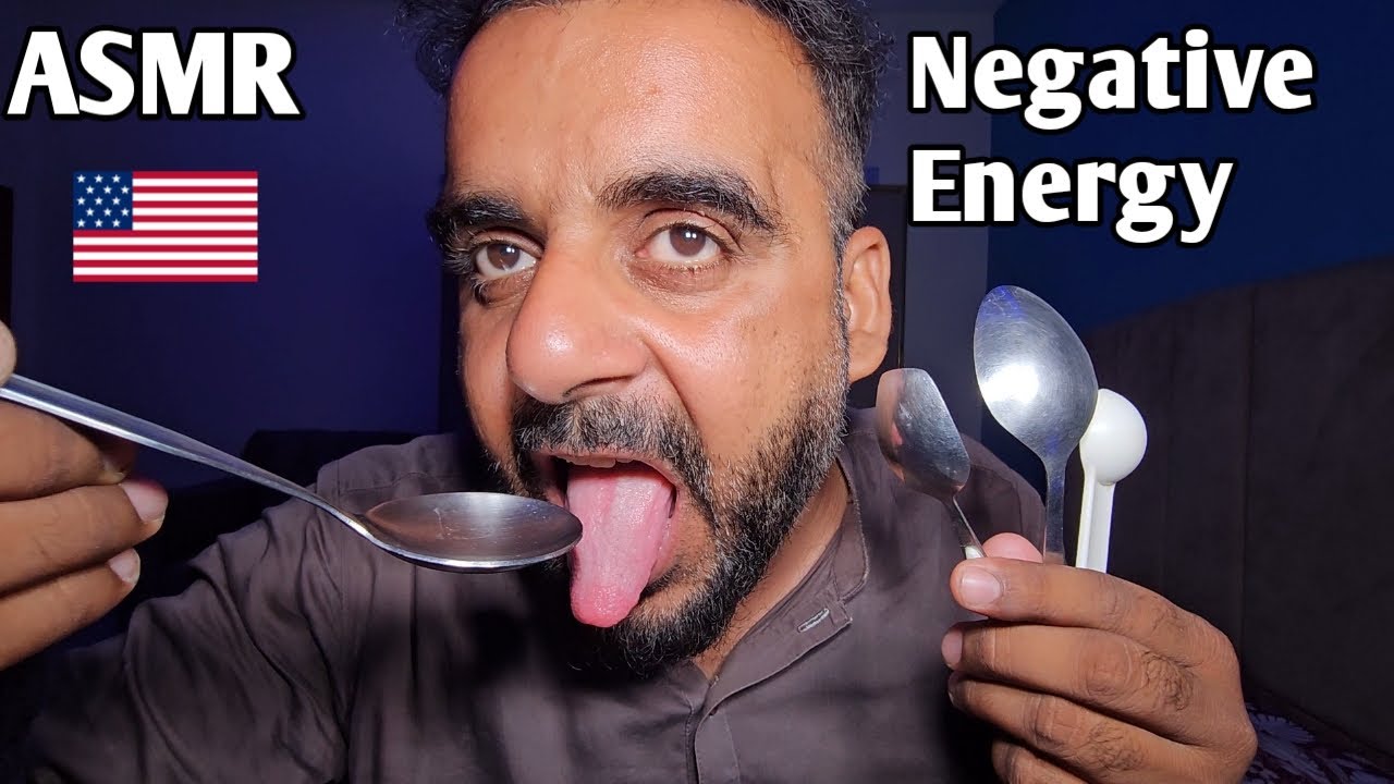 ASMR - Eating Your Negative Energy (extremely satisfying mouth sounds) 👄 🥄