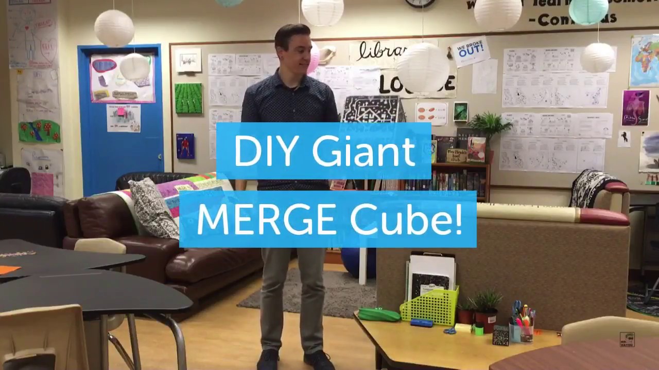 Make your own GIANT Merge Cube!