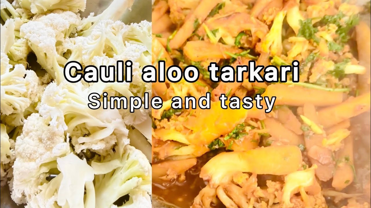 Cauli aloo ko tarkari 🥦 | Simple Home-Style Veg Curry | Nepali style