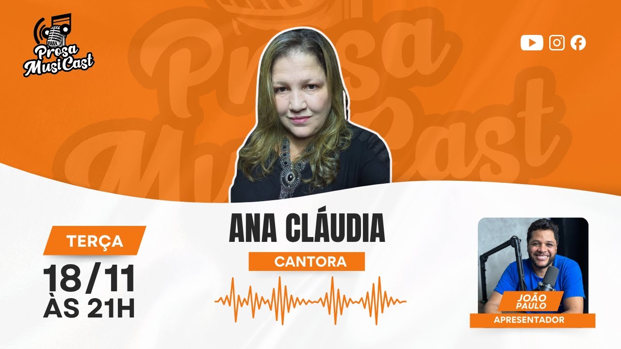 João Paulo apresenta cantora Ana Cláudia