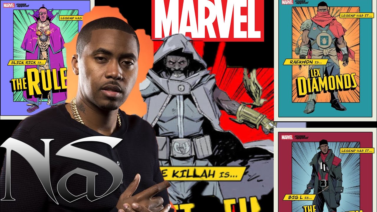 MARVEL COMICS  + HIP HOP | Nas | Mobb Deep | Ghostface | Raekwon | Big L
