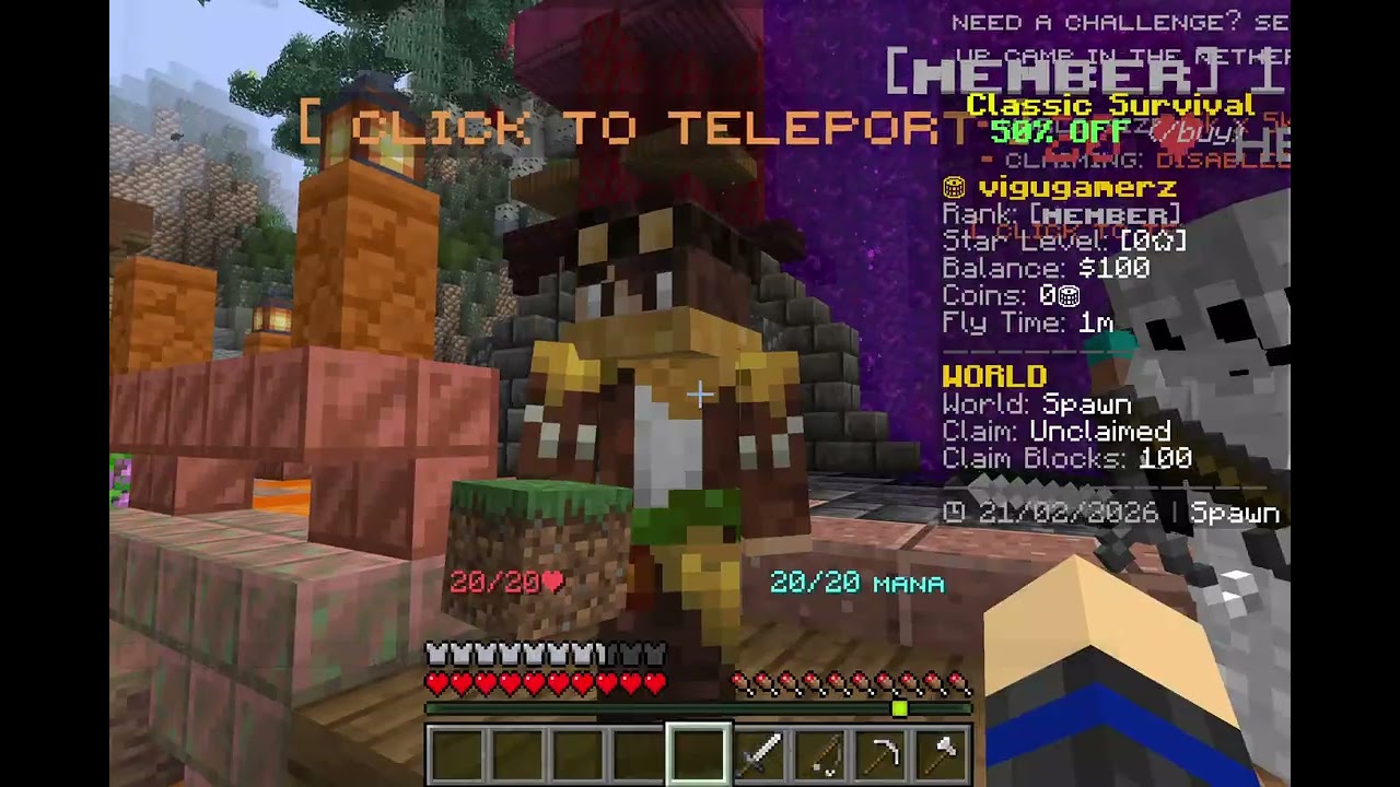 Testing my first multiplayer lifesteal game in different minecraft servers.