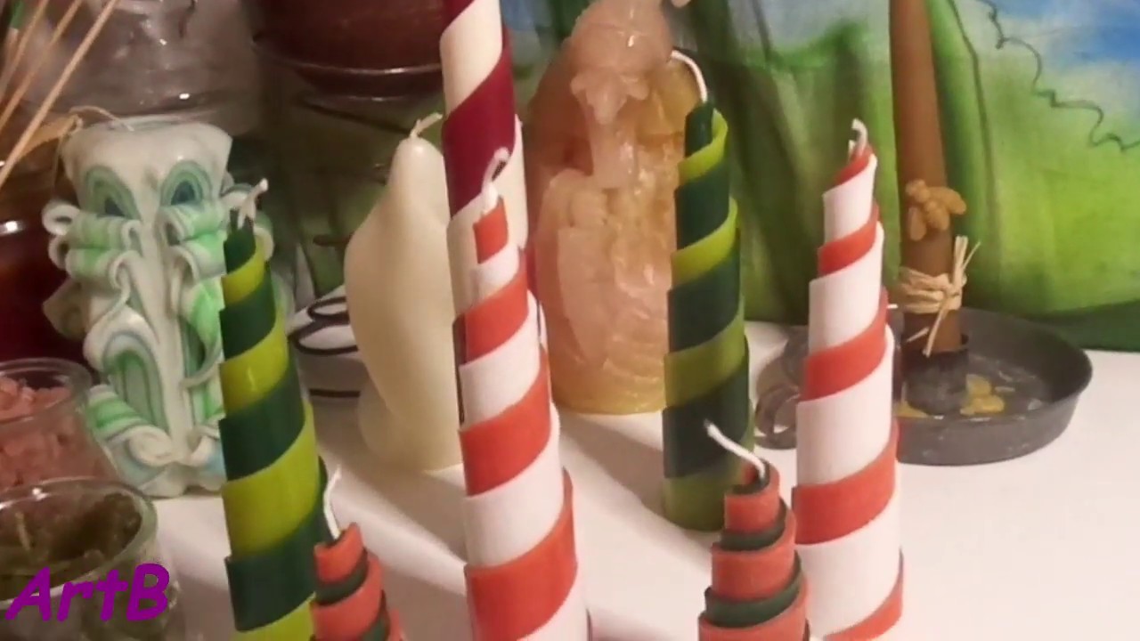 Cómo hacer una Vela bicolor, #DIY