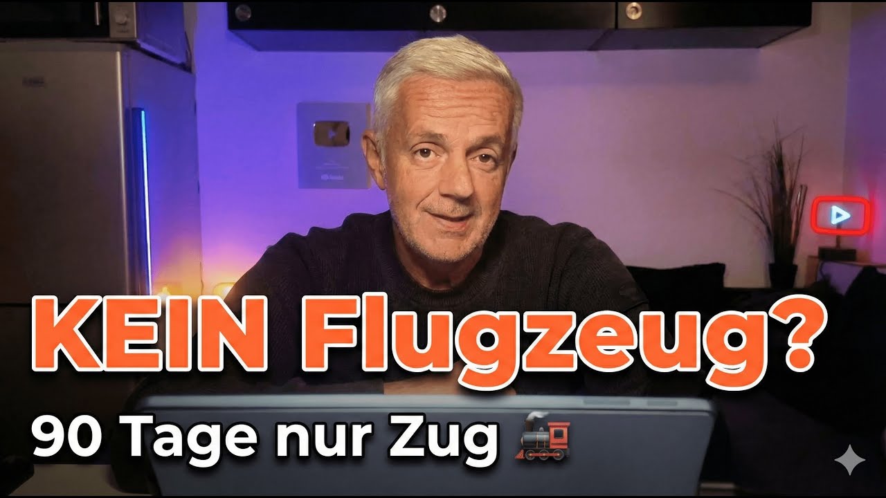 Warum ich 2026 NICHT fliegen werde (90 Tage nur Zug)