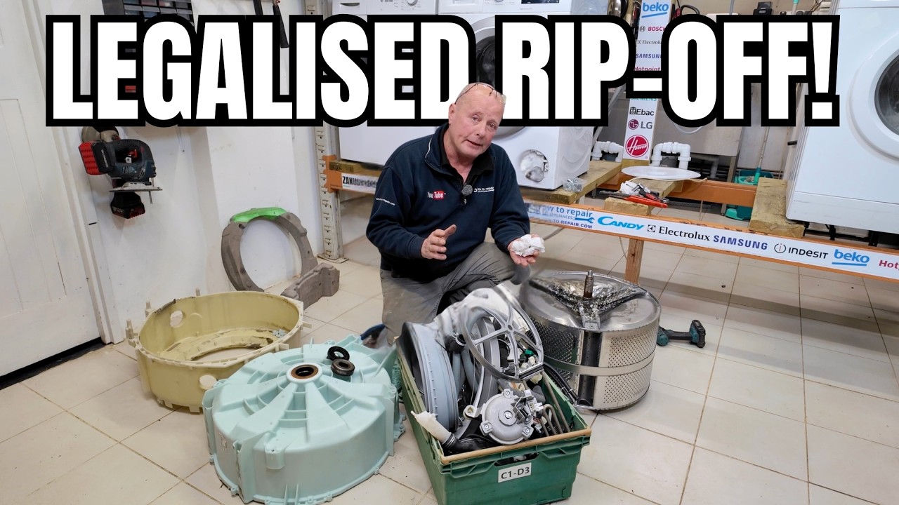 What a 40 YEARS an Engineer THINKS of Modern Bosch Washing Machines!!!