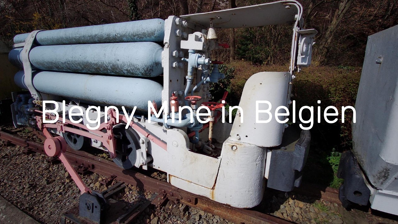 Die Blegny Mine in Belgien, eine Mine mit Freizeitattraktionen Museum und Führungen, kein LP.