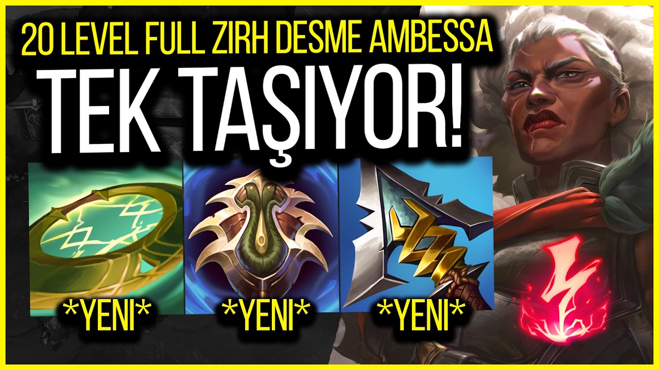 60.000 HASAR! 596 AD AMBESSA İLE DARİUS'U OYUNDAN SİLDİM 🤯 (Full Zırh Deşme)