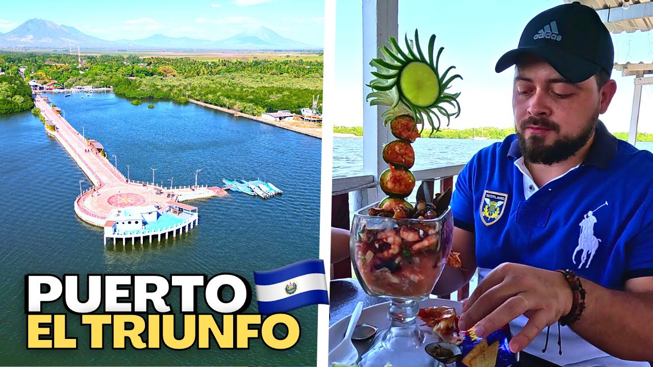VAMOS A COMER AL RESTAURANTE FLOTANTE EN PUERTO EL TRIUNFO USULUTÁN