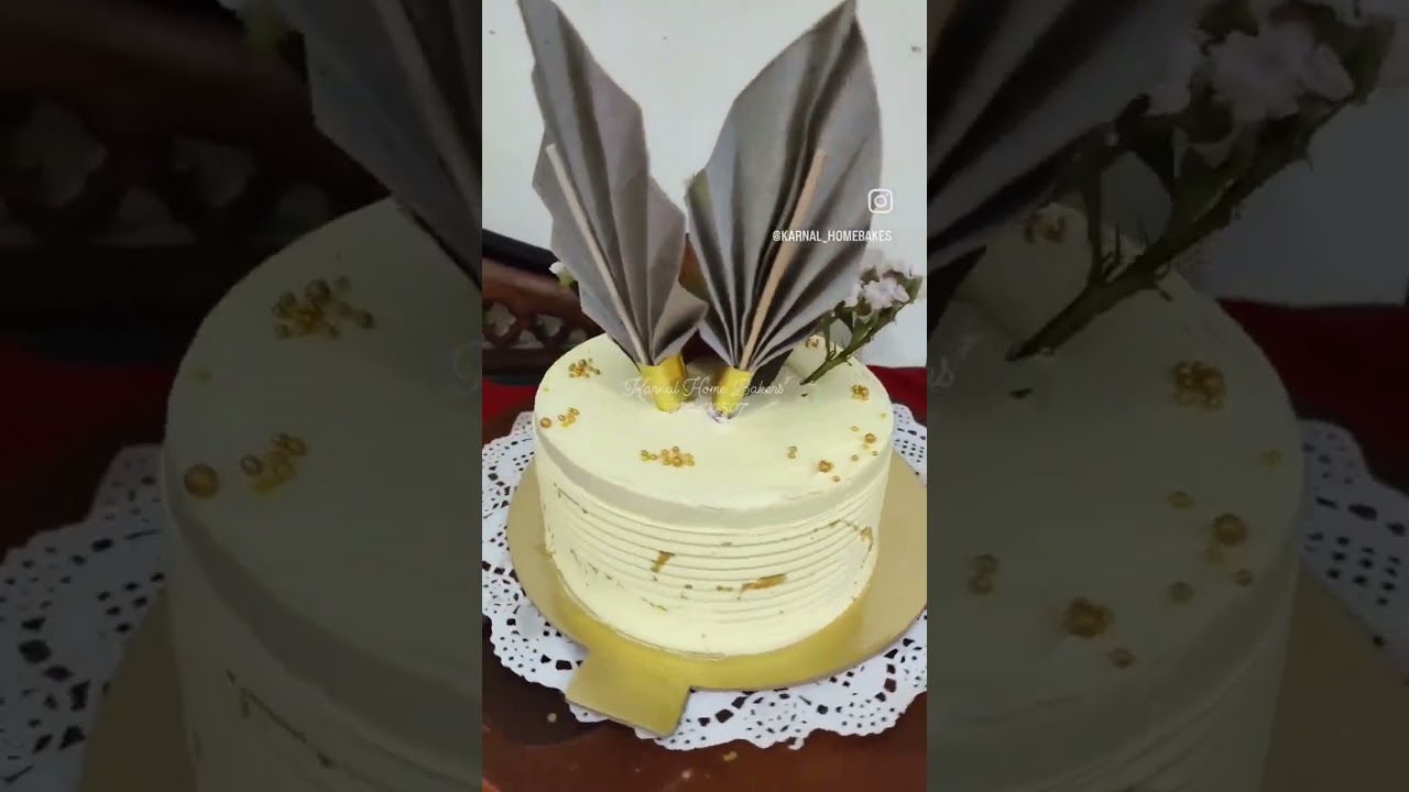 Fresh Flowers cake |Karnal Home Bakes