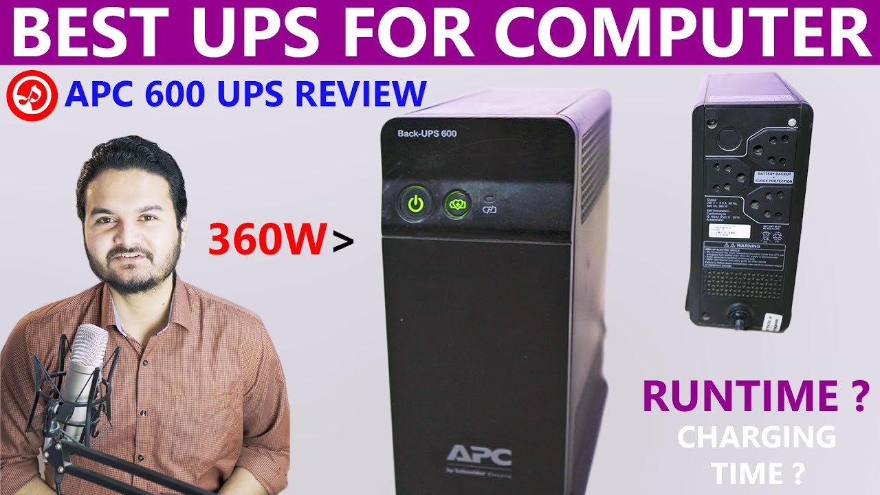 APC UPS For Computer - 600VA Review | Best Backup Time UPS + Glance Of APC 1100VA [SANEETS Gear]