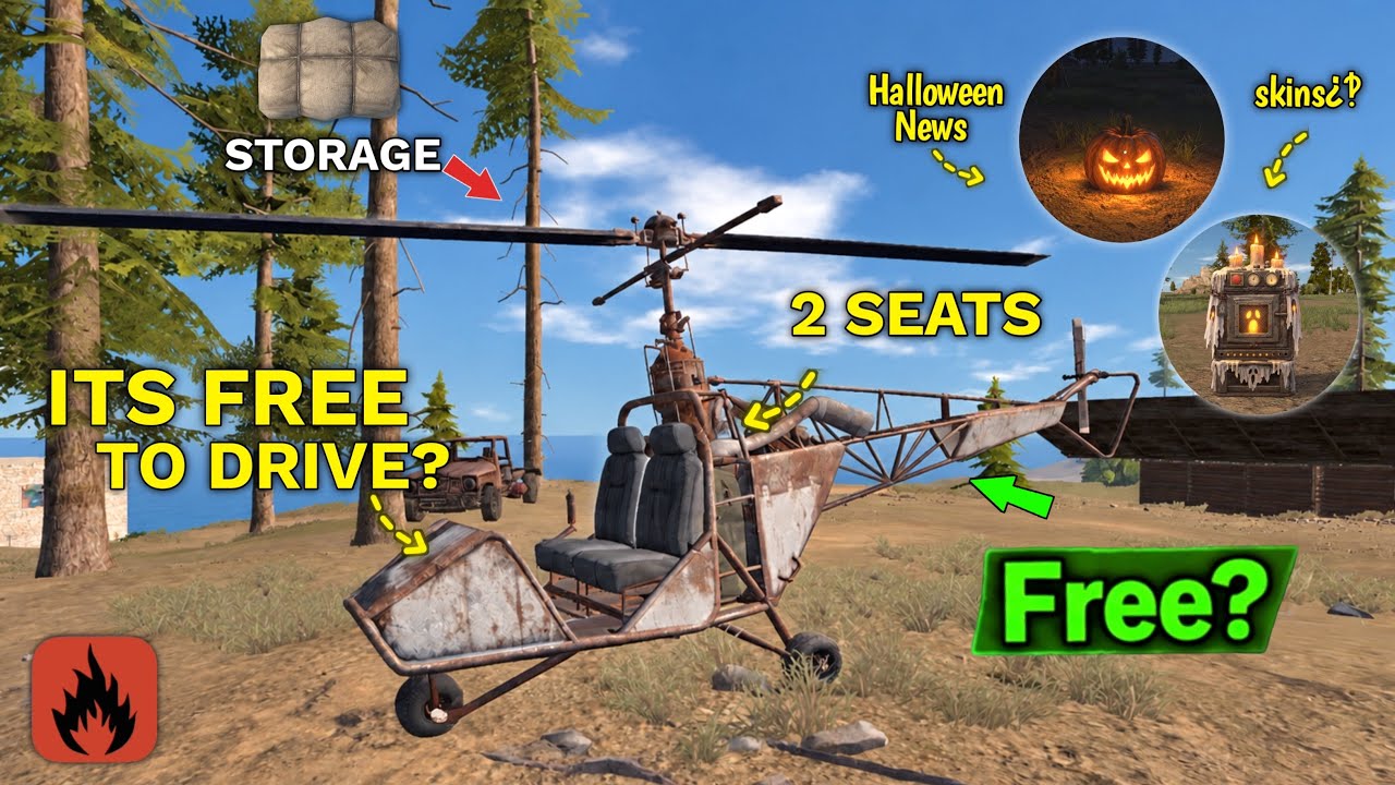 Free Helicopter? New BETA Update IN Oxide - Oxide: Survival Island 