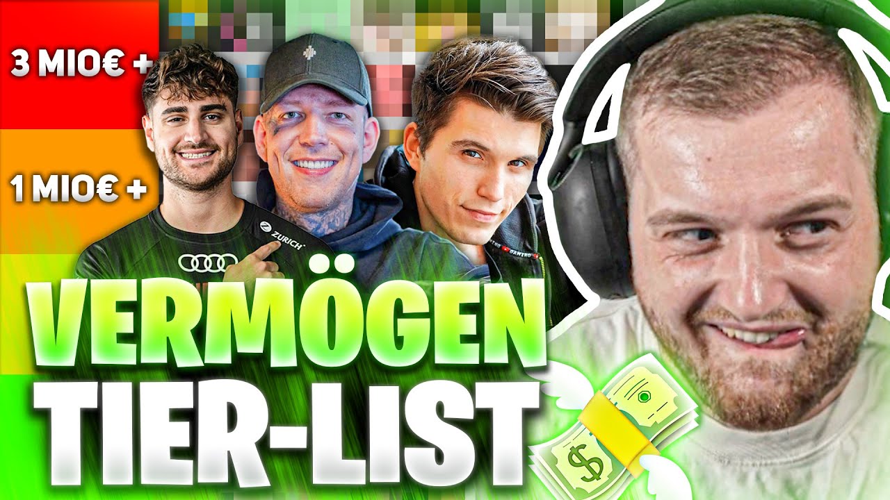 🔥💸Die REICHSTEN STREAMER Deutschlands - Wir SORTIEREN nach VERMÖGEN!  | Trymacs Stream Highlights