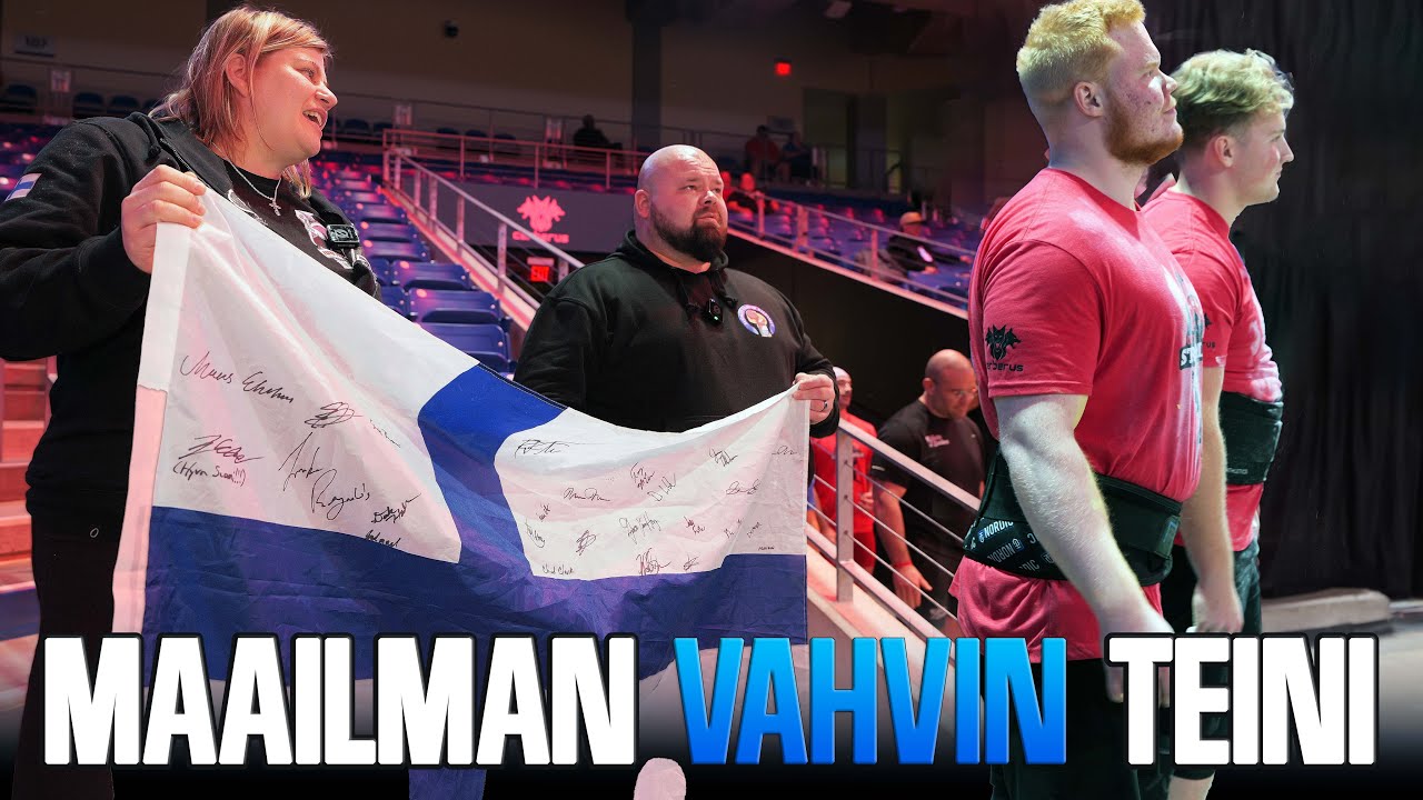 MAAILMAN VAHVIN TEINI! | OFFICIAL STRONGMAN GAMES 2025 | PÄIVÄ 1