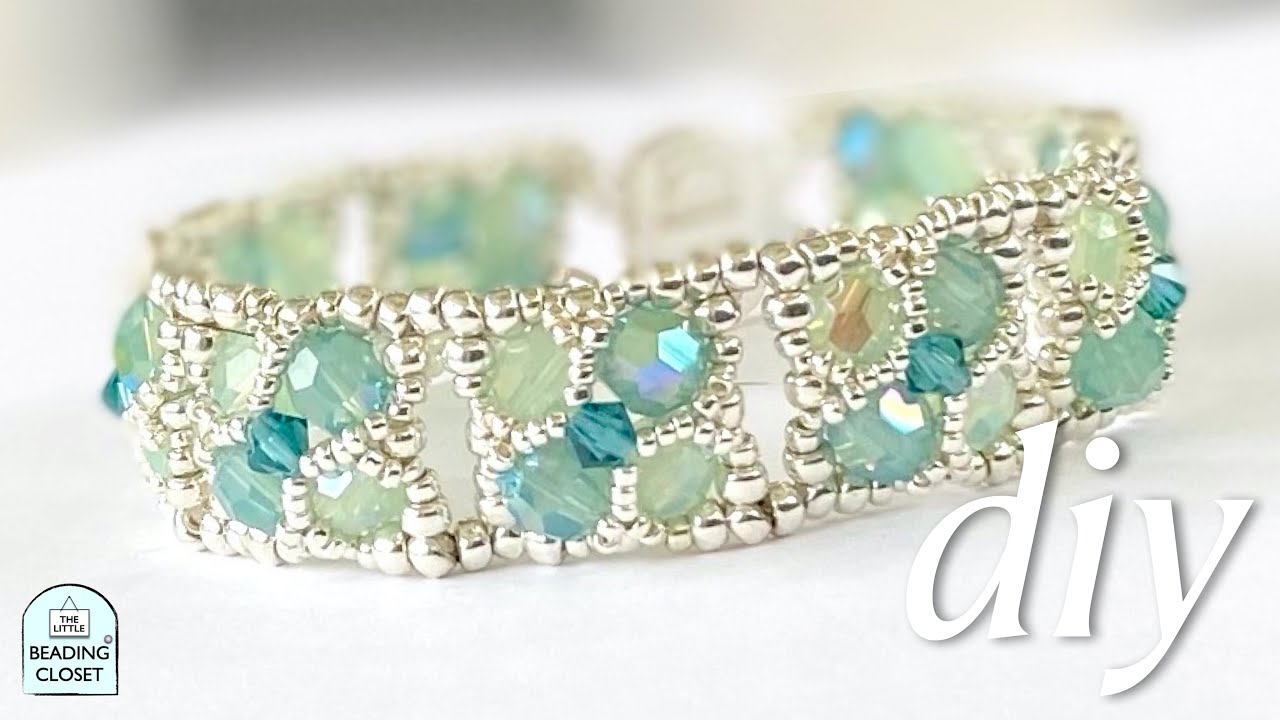 Beading Tutorial - The Flower Tile Bracelet