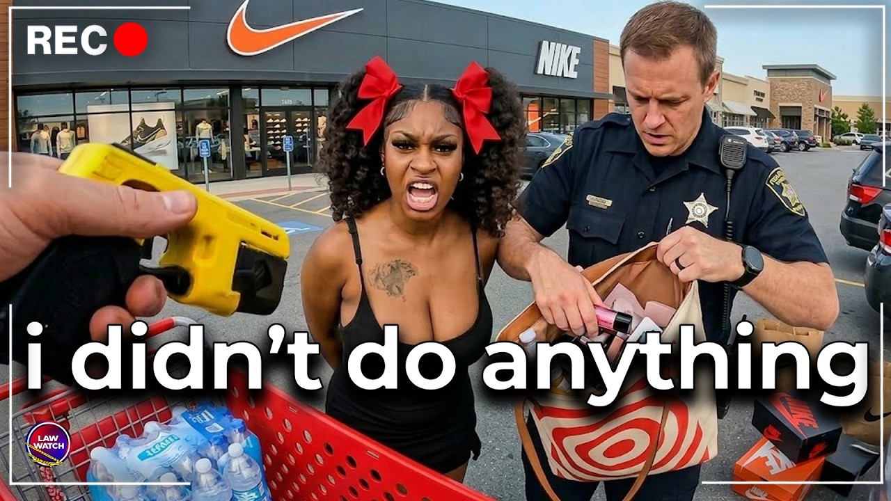 When Police Stop a Shoplifter Outside Retail Store