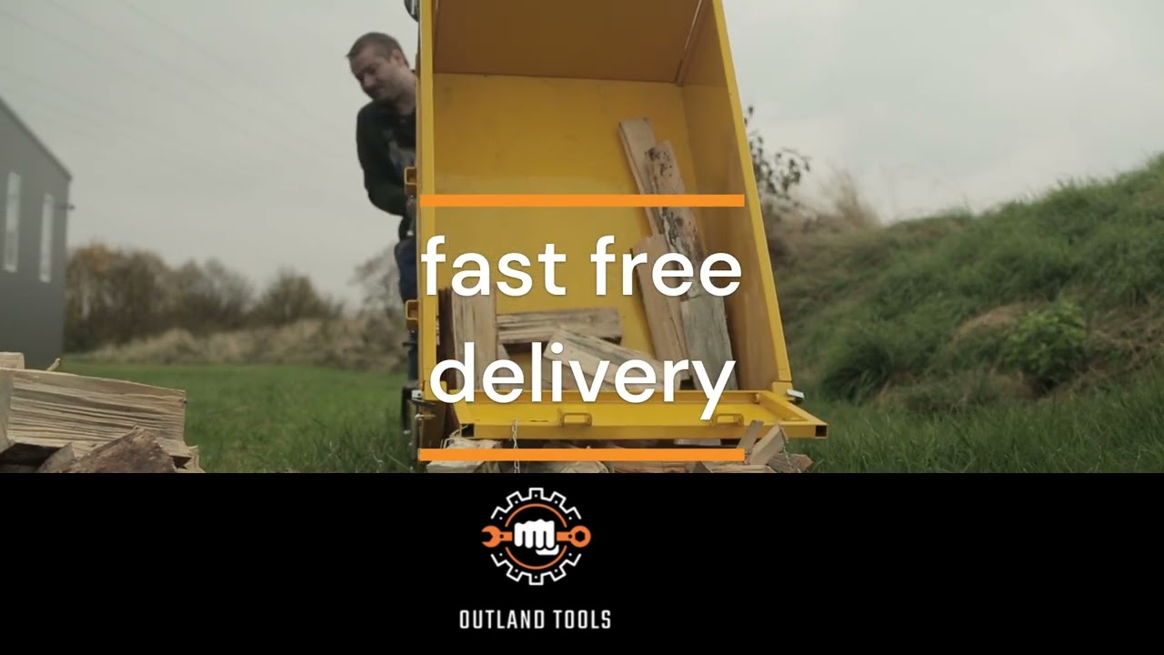 Mini Dumper tracked power barrow with drop side cargo box Lumag MD500 196cc Petrol 500KG
