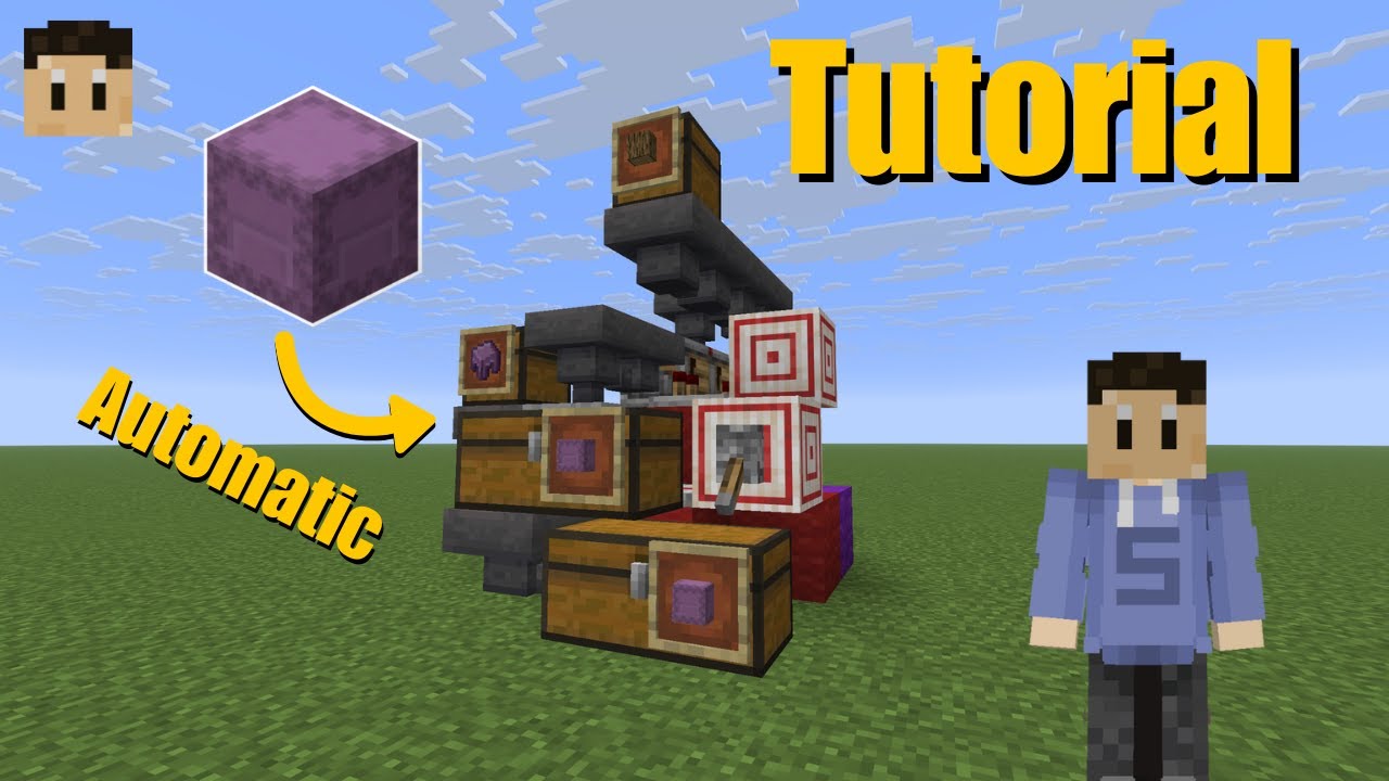 Fully Automatic Shulker Box Crafter for Minecraft Java 1.21+