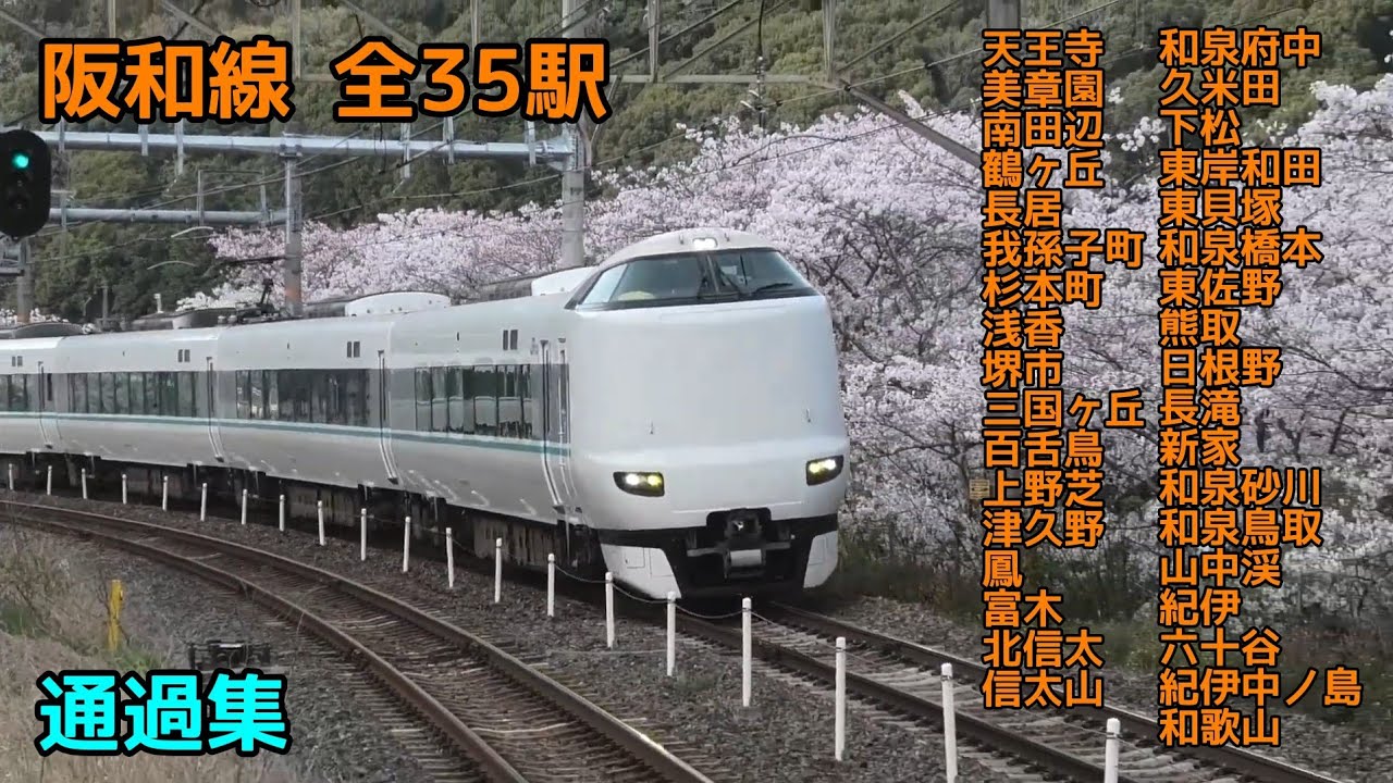 【史上初！？】阪和線全駅の通過集