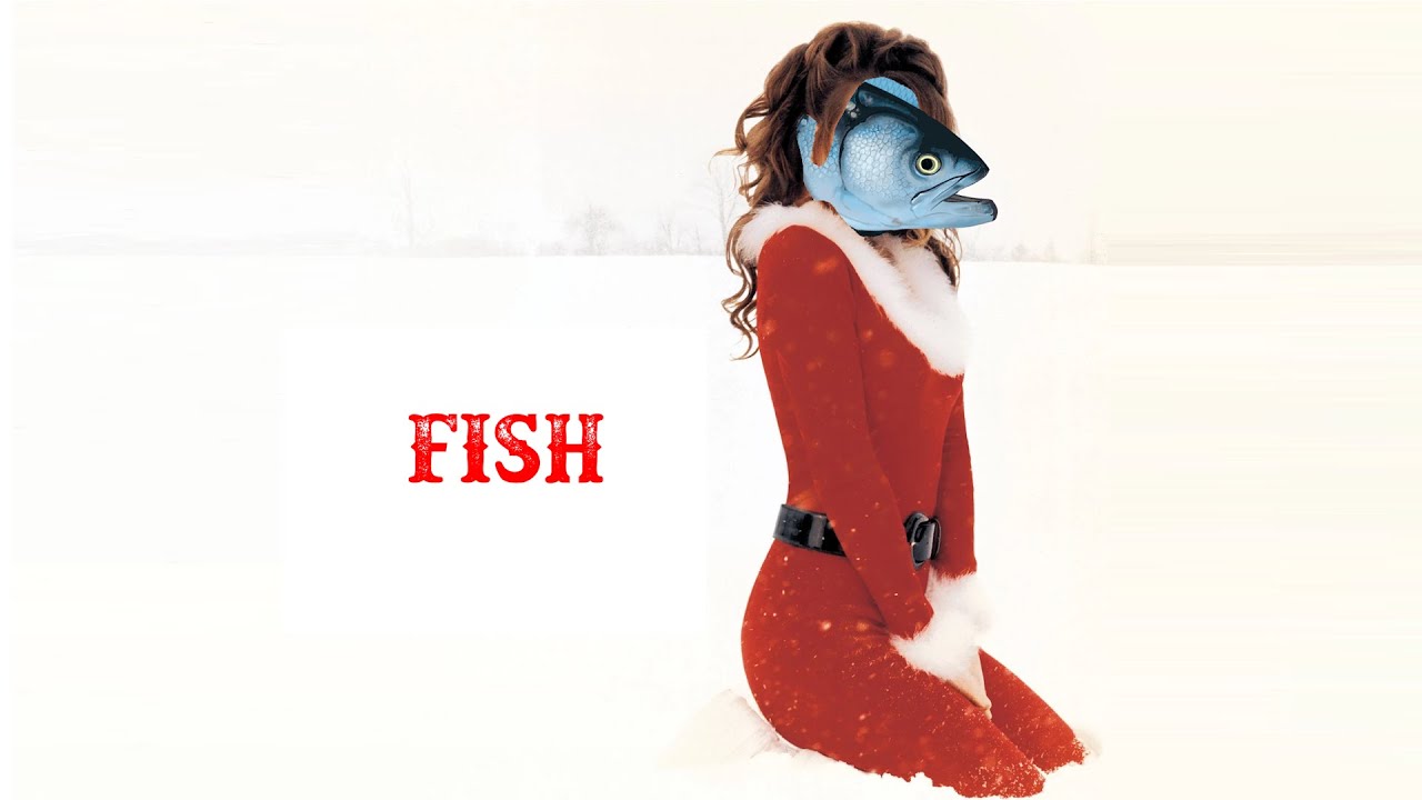 All I want for Christmas is You but she sings in an aquarium and drowns