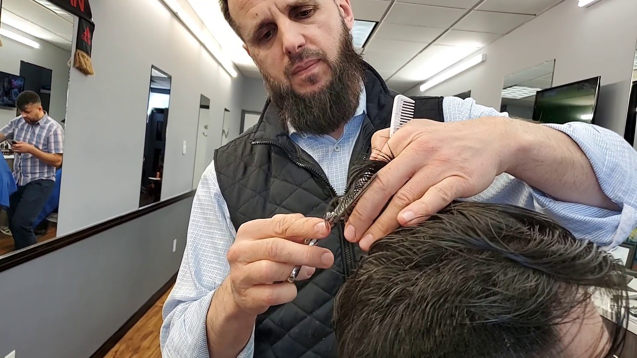 Mastering the Combover Haircut: Cutting Extremely Strong and Pokey Hair