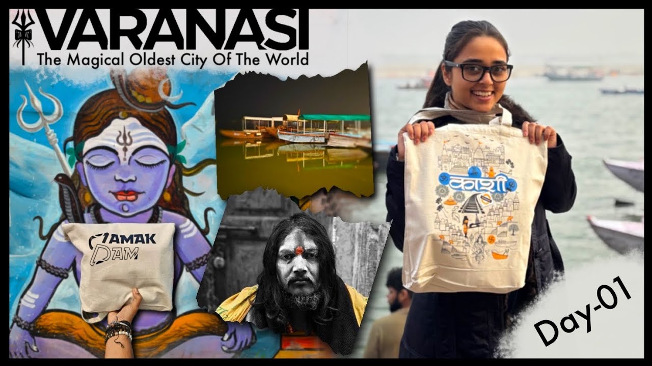 Varanasi Diaries Day 1 | Kashi Darshan with Team Damakdam 🙏