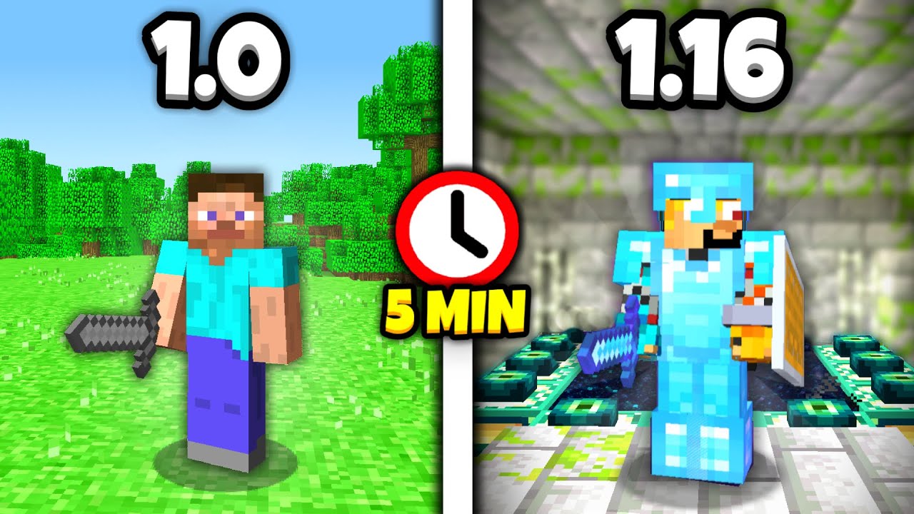 Minecraft, ale KAŽDÝCH 5 MINUT se změní VERZE...