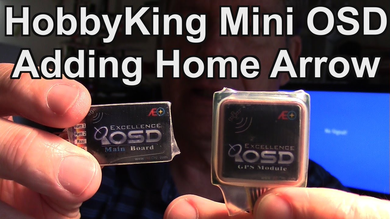 HobbyKing Mini OSD, G-OSD, Adding GPS Home Arrow Firmware