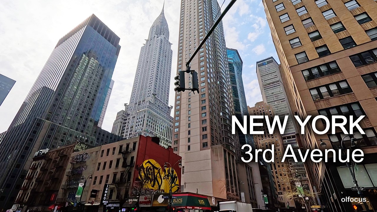 New York / Walking tour 3rd Avenue / NYC 4К 60fps